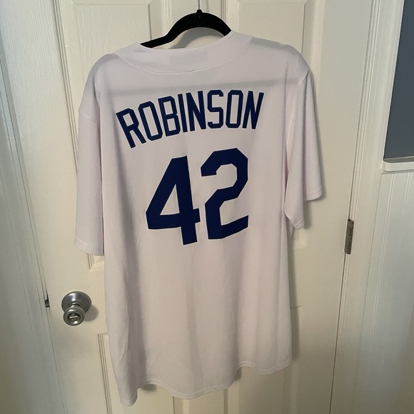Nike Jackie Robinson Brooklyn Dodgers Cooperstown Limited Edition Jersey #42 XL - Picture 11 of 14